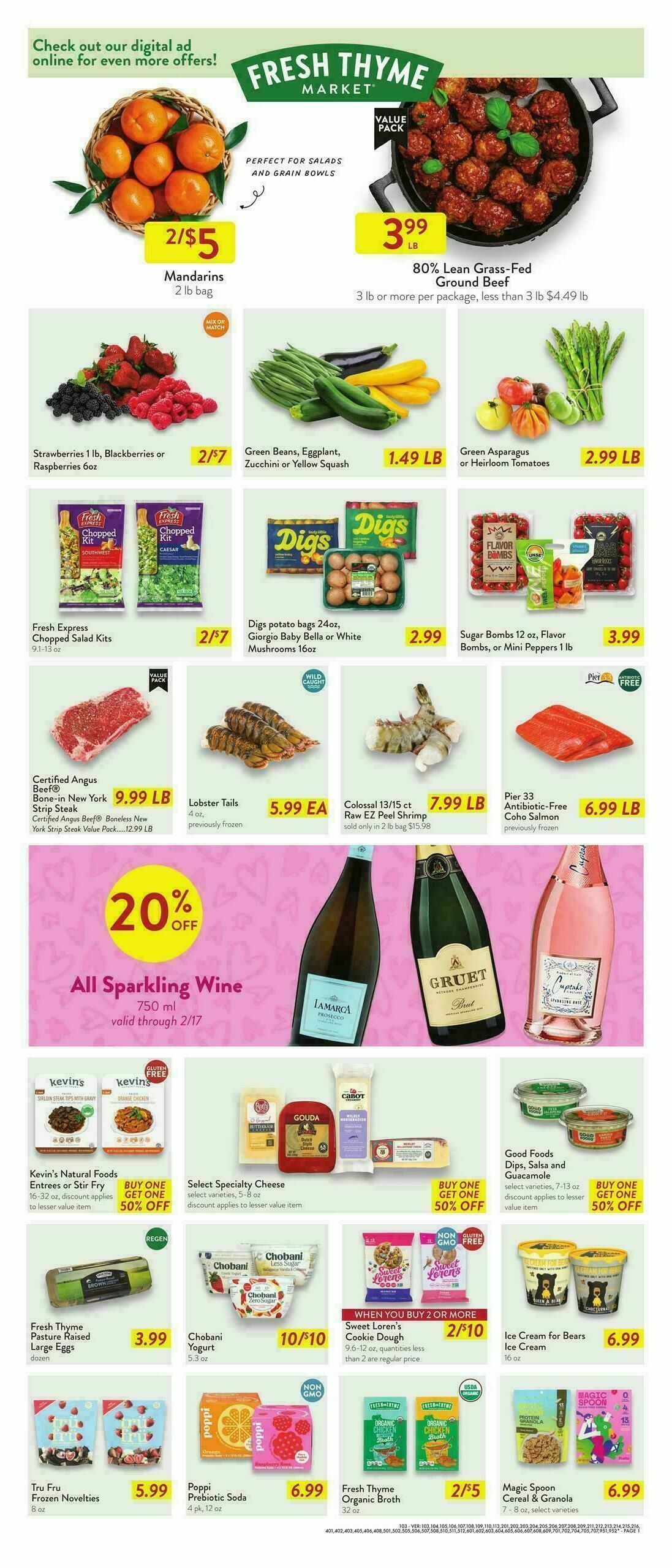 Fresh Thyme Farmers Market Weekly Ad from February 11