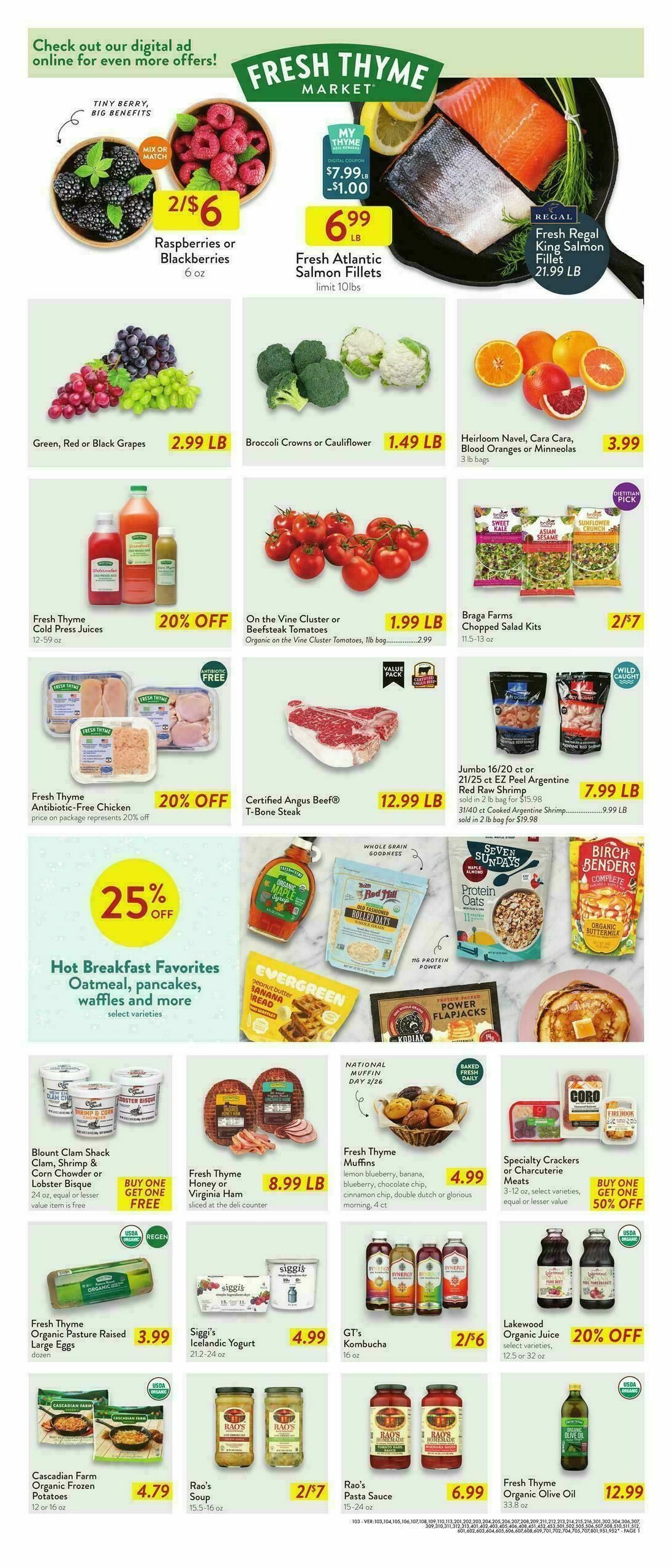 Fresh Thyme Farmers Market Weekly Ad from February 18