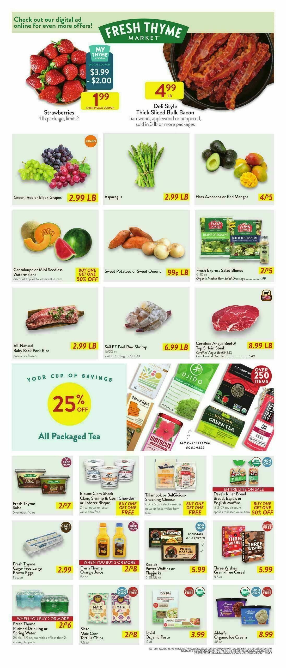Fresh Thyme Farmers Market Weekly Ad from February 25
