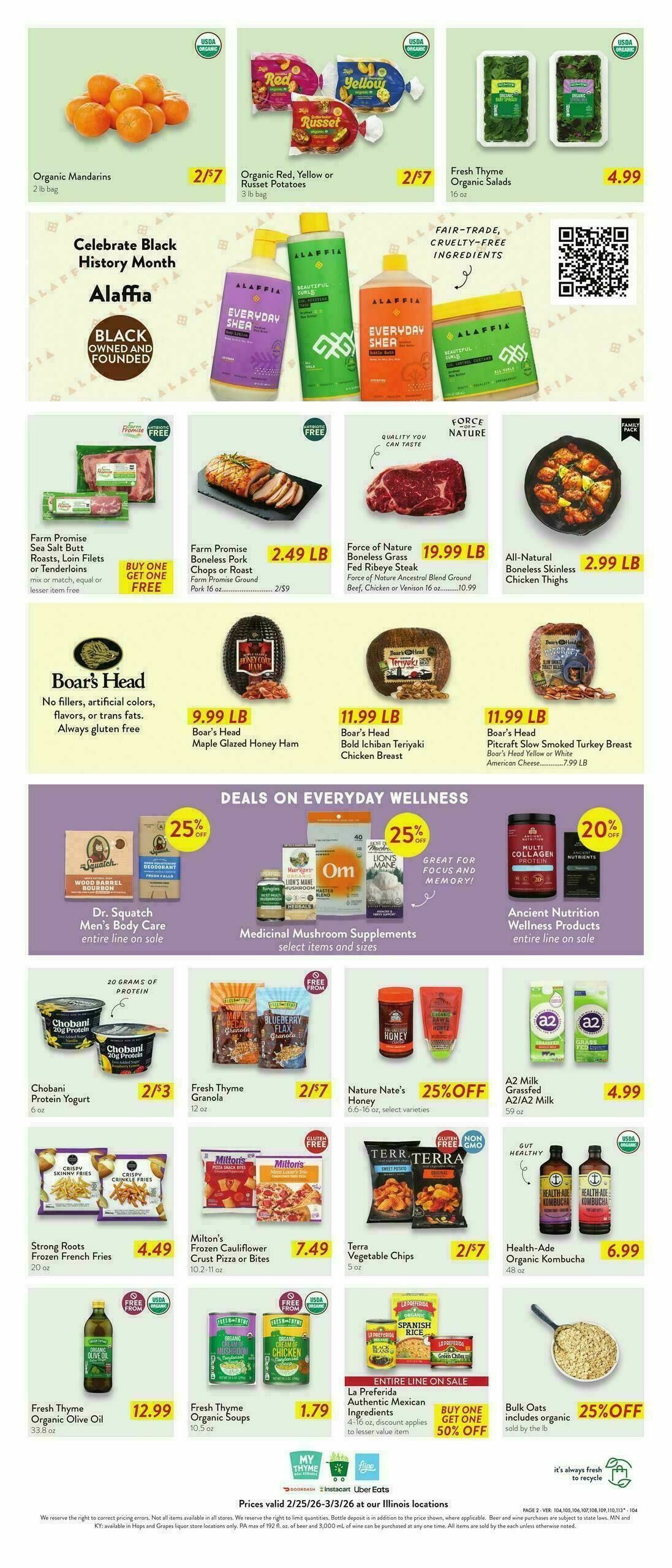 Fresh Thyme Farmers Market Weekly Ad from February 25