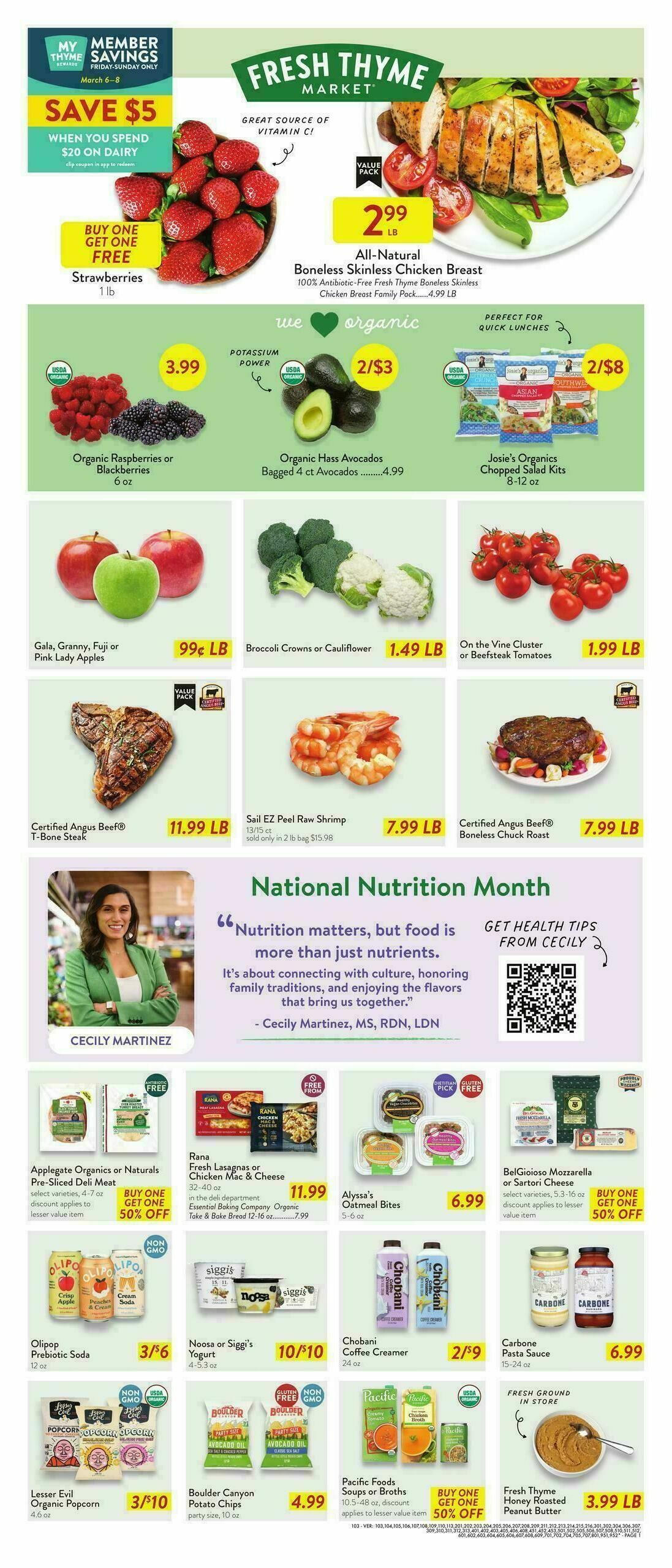 Fresh Thyme Farmers Market Weekly Ad from March 4