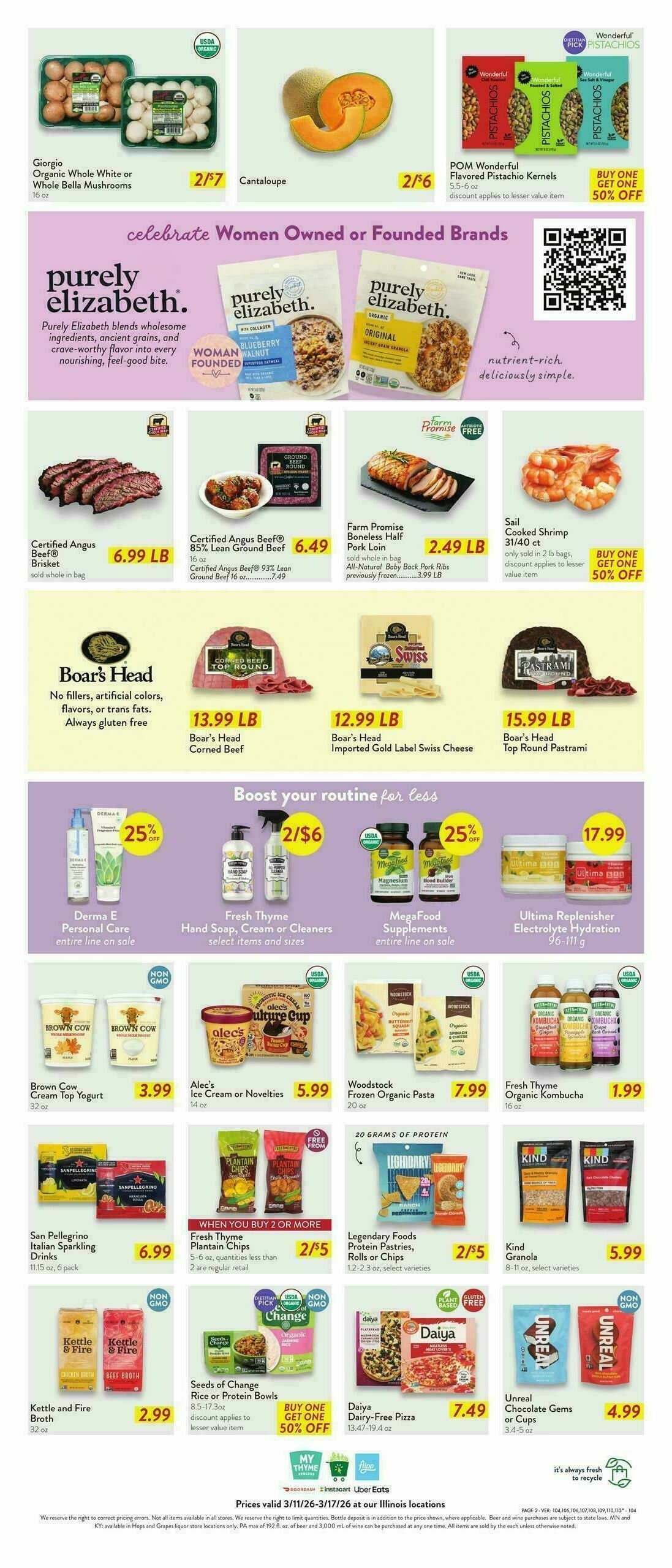 Fresh Thyme Farmers Market Weekly Ad from March 11