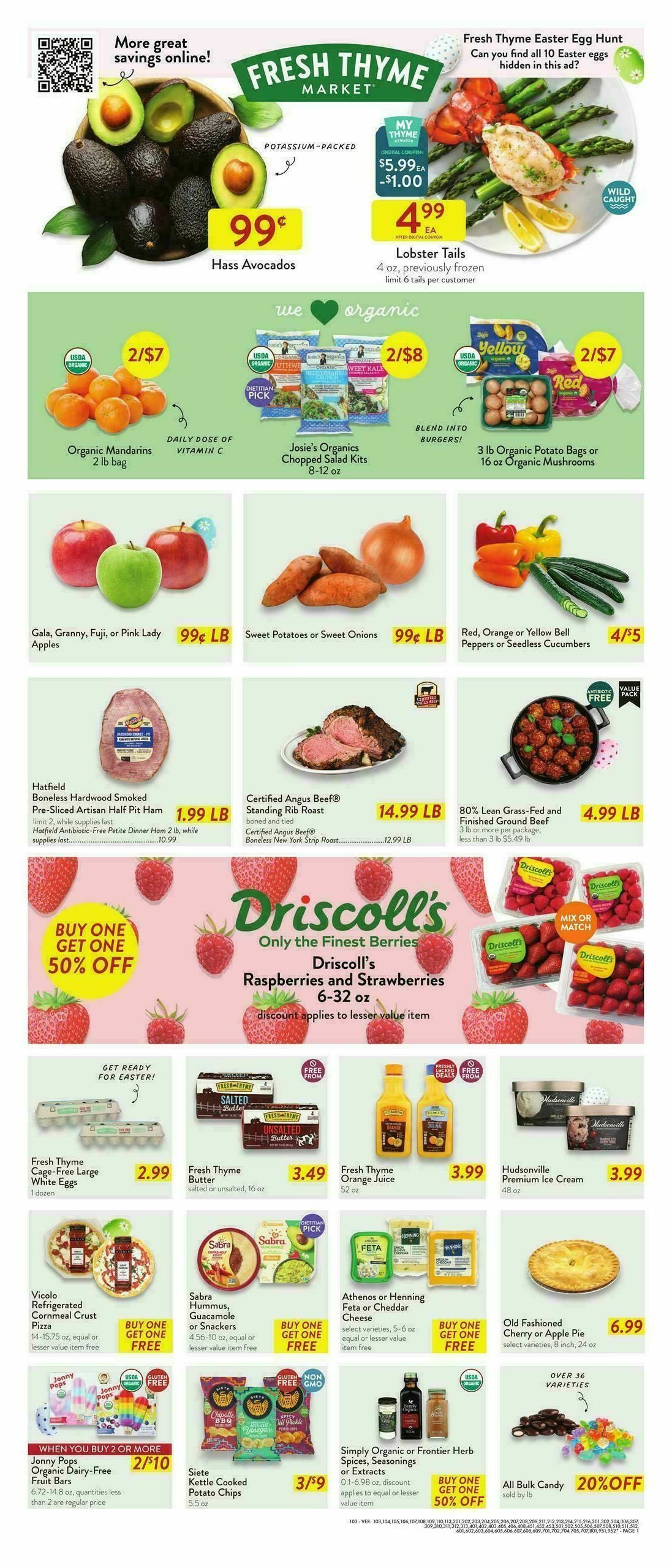 Fresh Thyme Farmers Market Weekly Ad from March 25