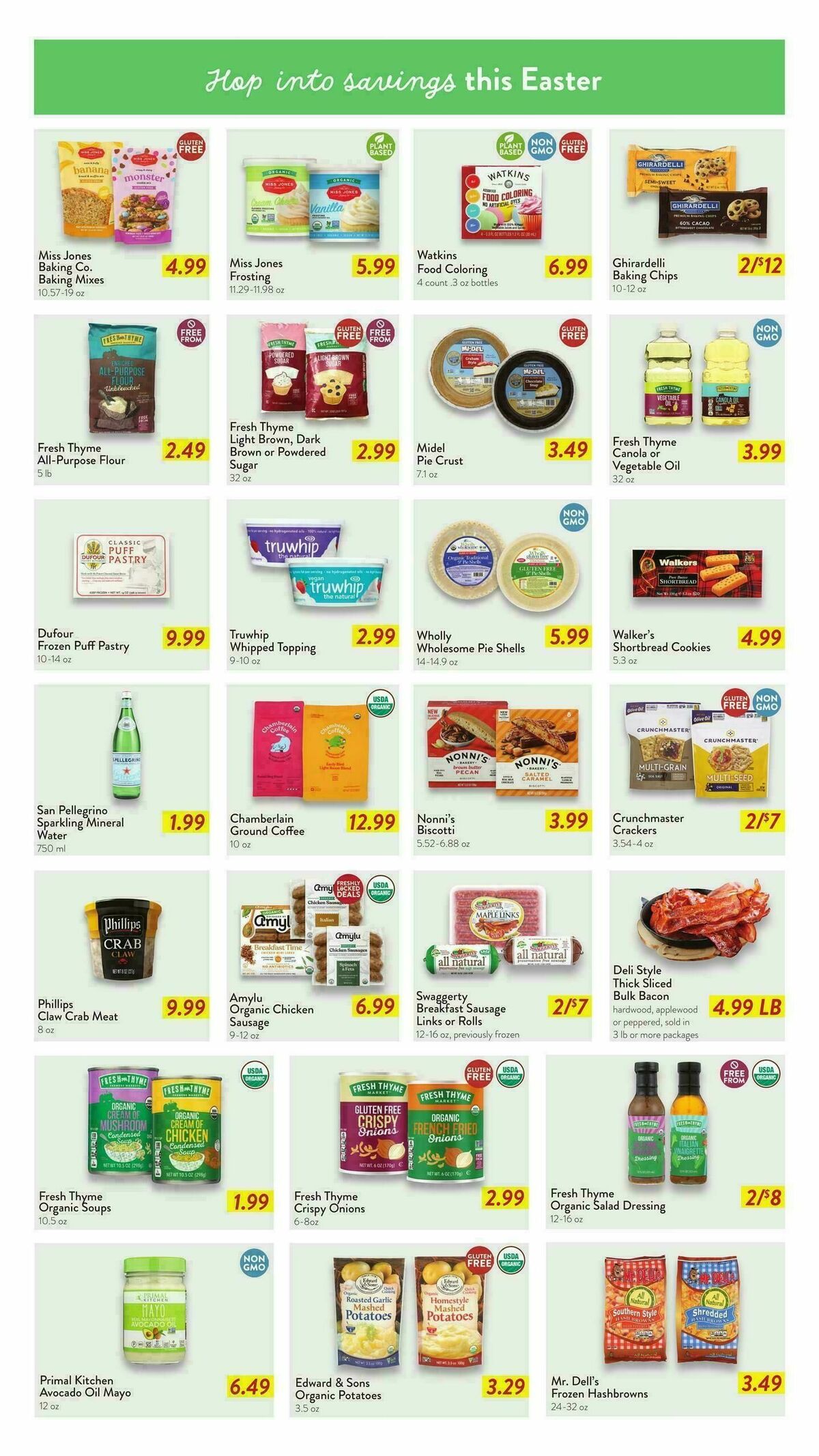Fresh Thyme Farmers Market Weekly Ad from March 25