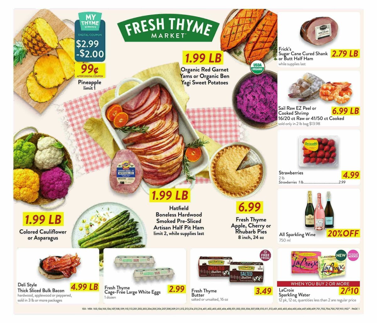 Fresh Thyme Farmers Market Weekly Ad from April 1