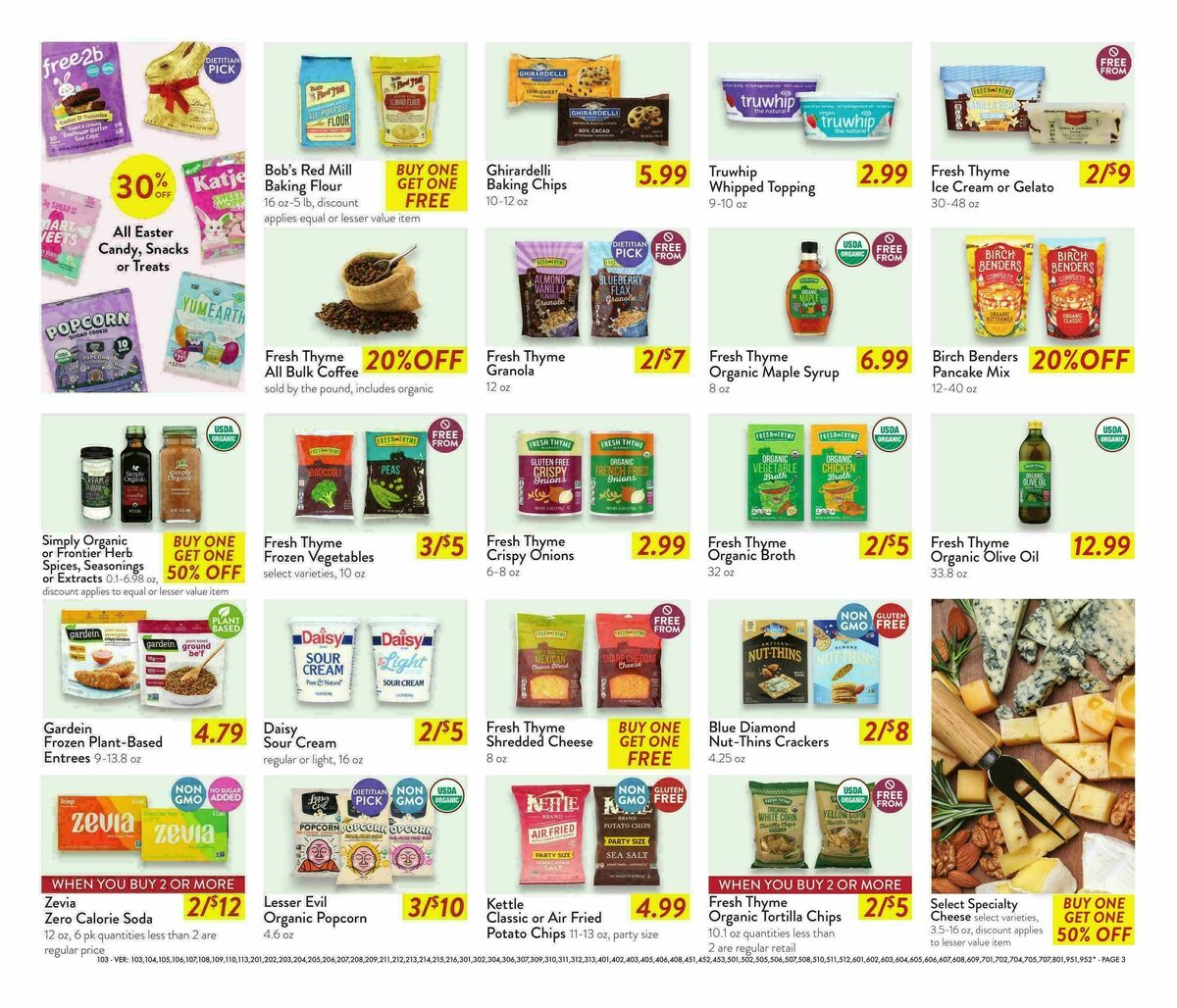 Fresh Thyme Farmers Market Weekly Ad from April 1