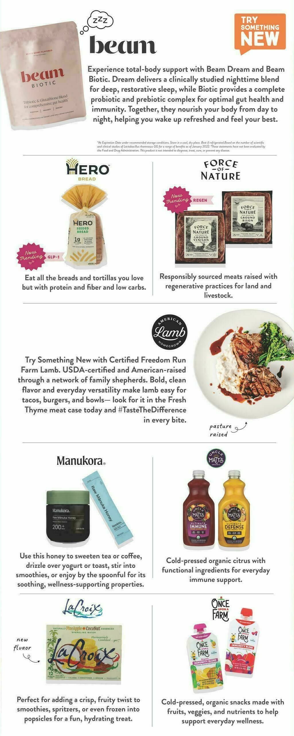 Fresh Thyme Farmers Market Weekly Ad from April 1