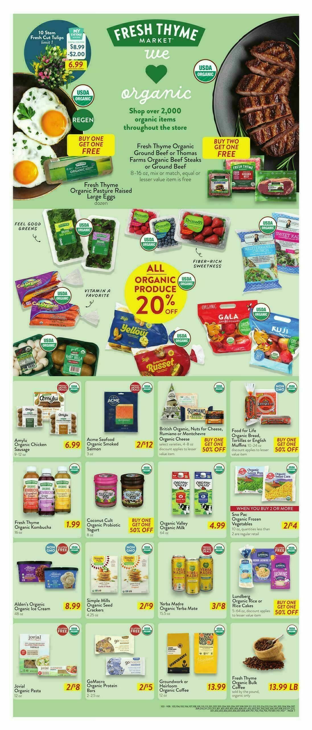 Fresh Thyme Farmers Market Weekly Ad from April 15