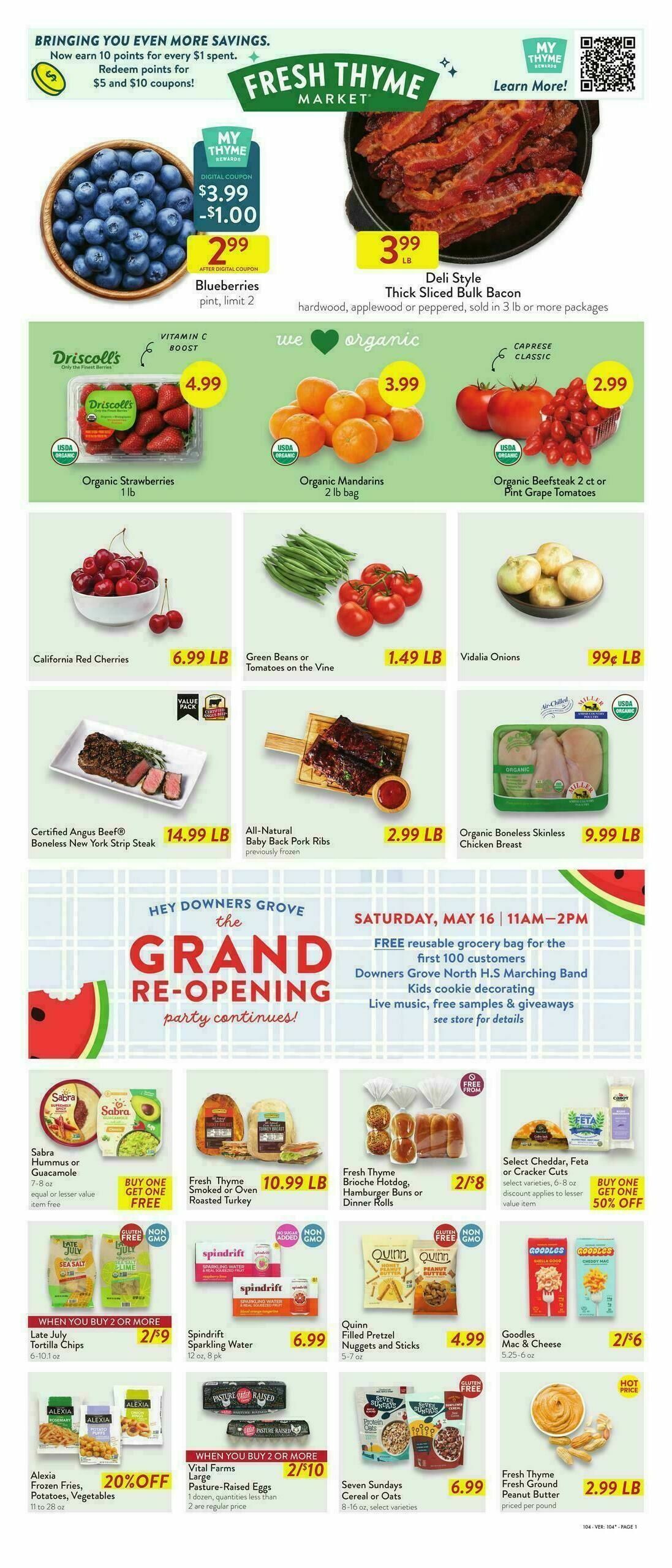 Fresh Thyme Farmers Market Weekly Ad from May 13