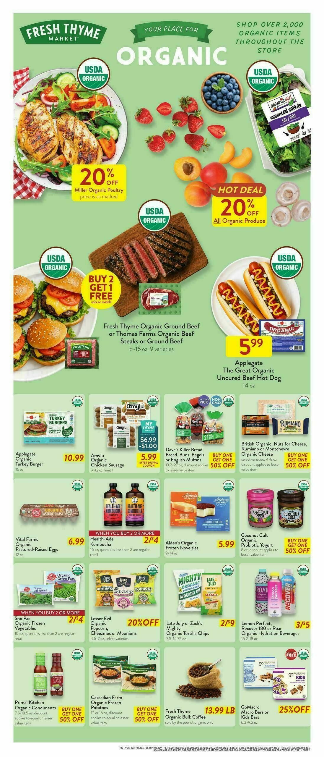 Fresh Thyme Farmers Market Weekly Ad from July 8