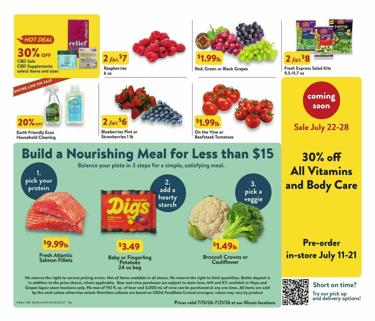 Fresh Thyme Farmers Market Weekly Ad from July 15