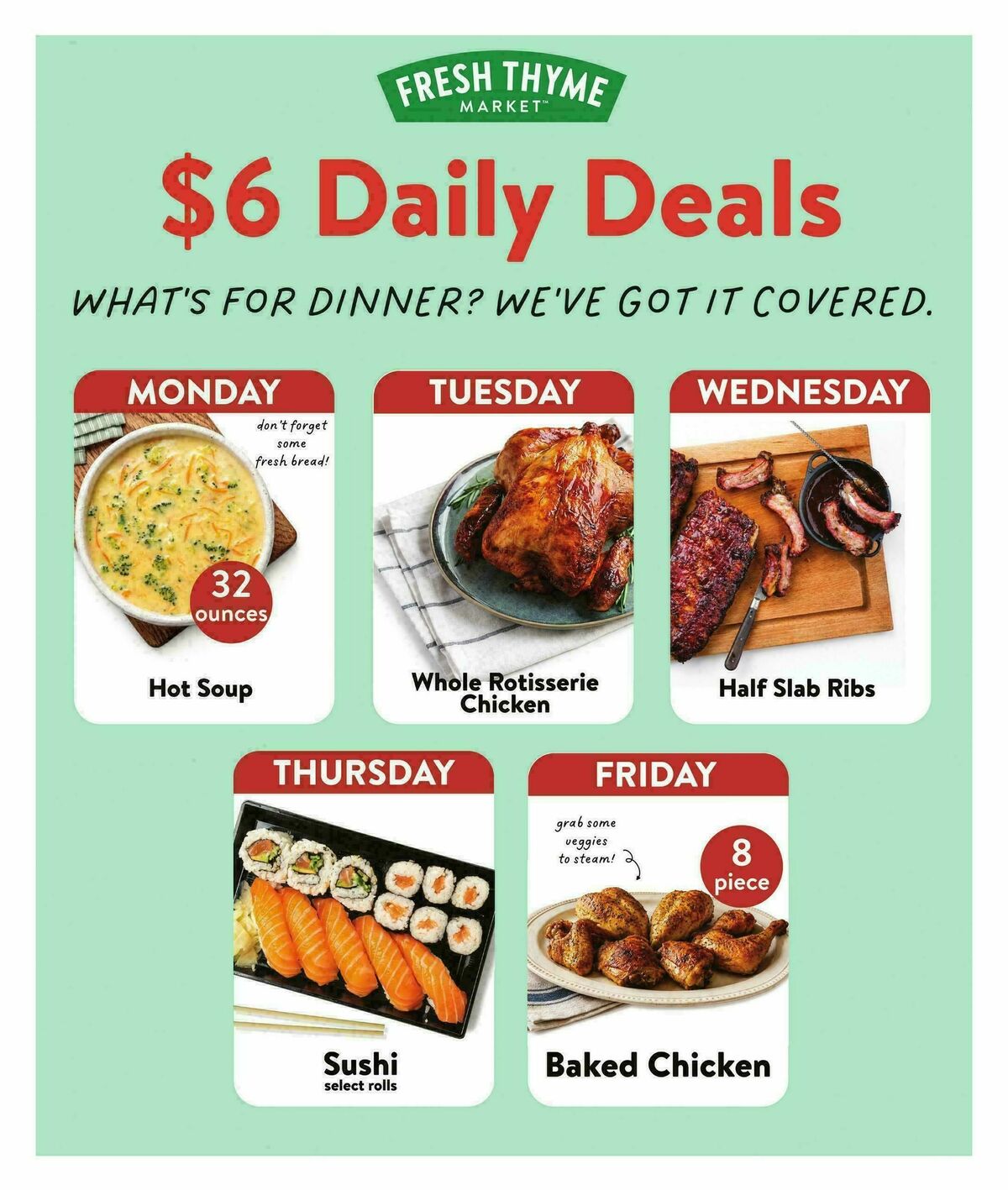 Fresh Thyme Farmers Market Weekly Ad from July 15