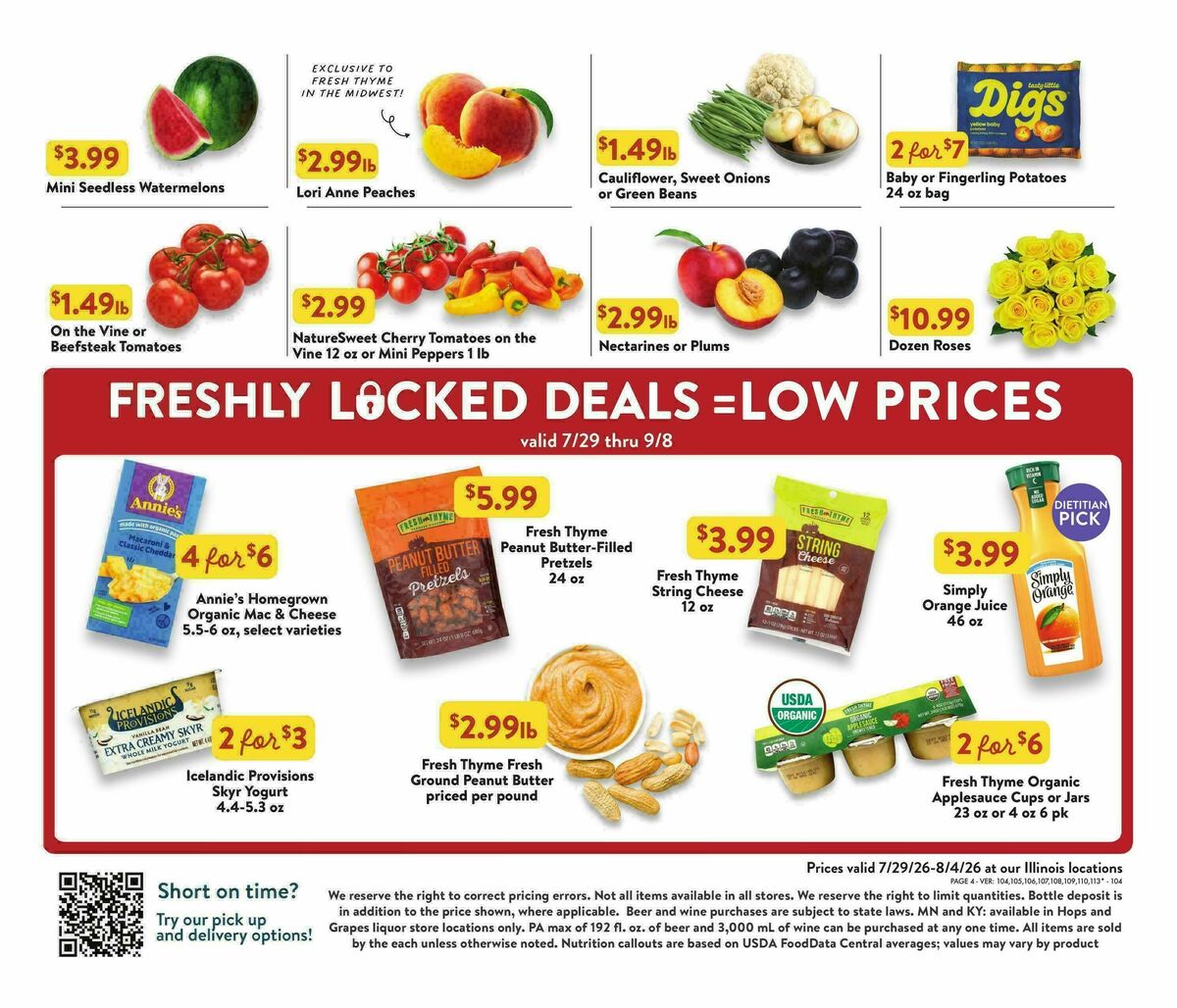 Fresh Thyme Farmers Market Weekly Ad from July 29
