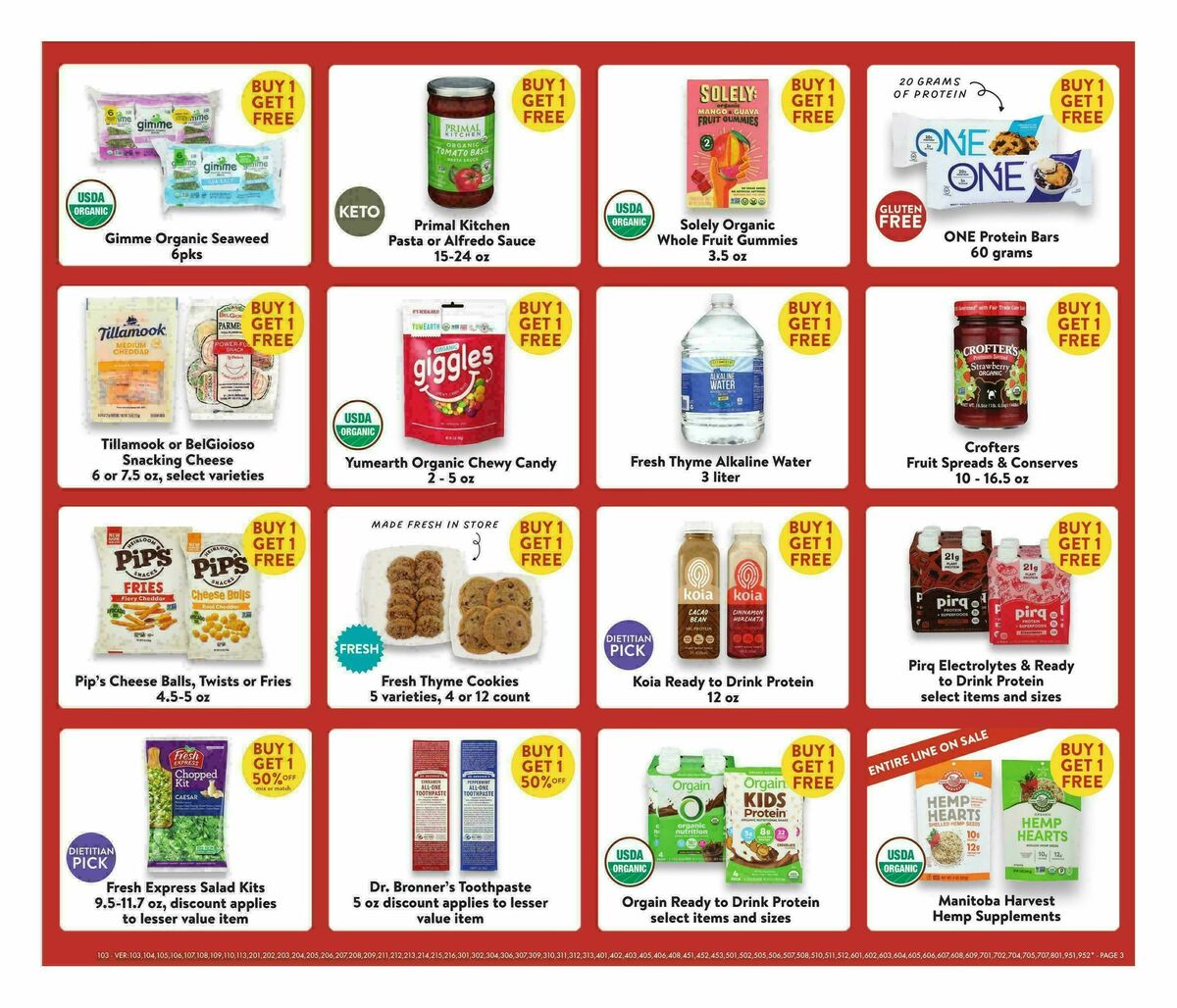 Fresh Thyme Farmers Market Weekly Ad from August 5