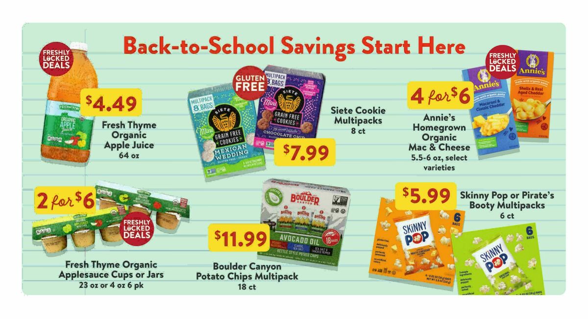 Fresh Thyme Farmers Market Weekly Ad from August 12