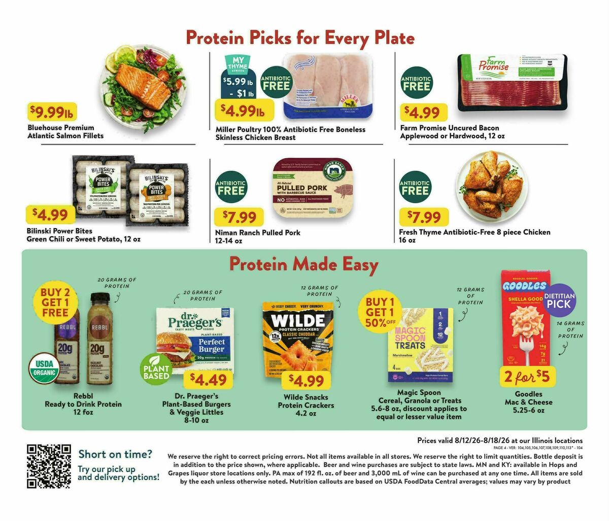 Fresh Thyme Farmers Market Weekly Ad from August 12