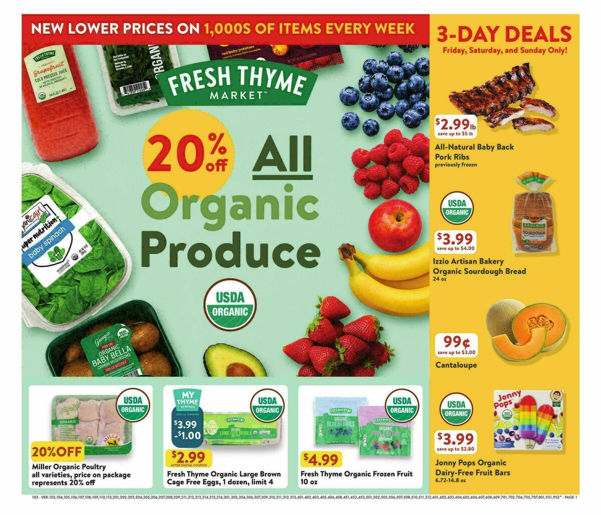 Fresh Thyme Farmers Market Weekly Ad from August 19