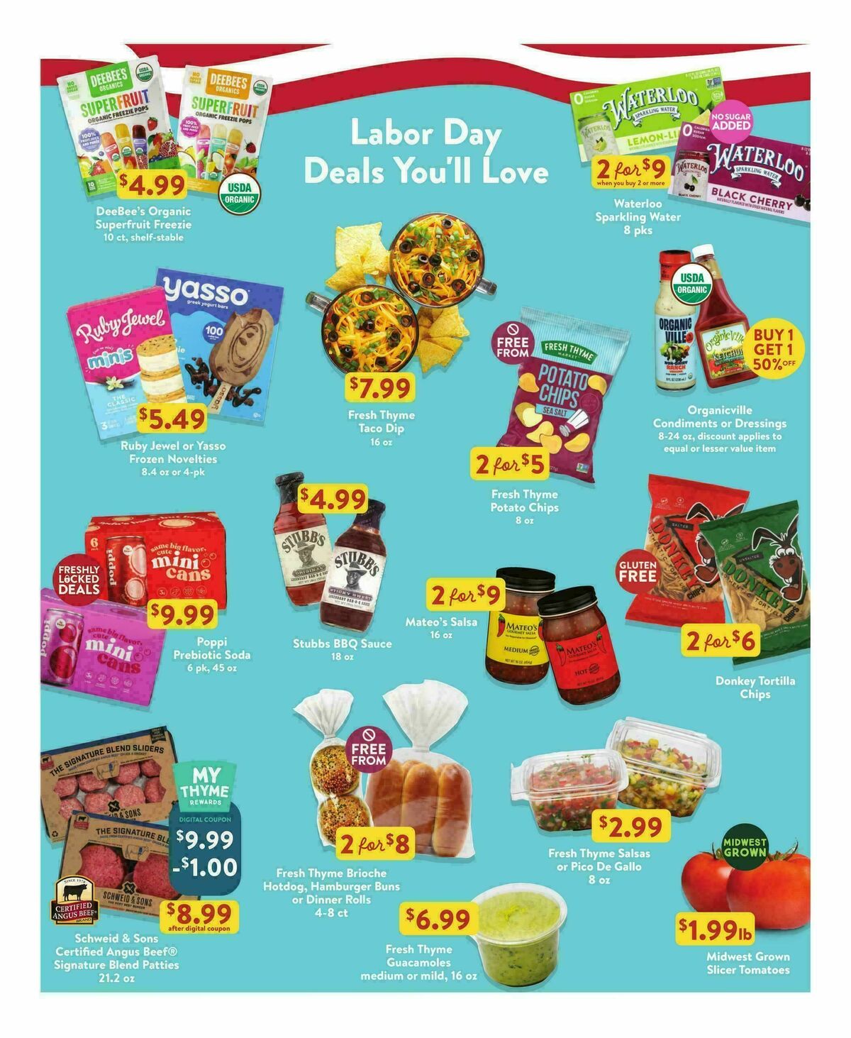 Fresh Thyme Farmers Market Weekly Ad from August 26