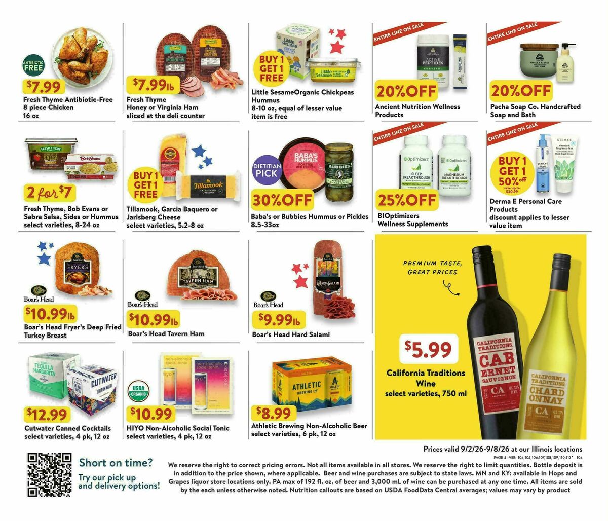 Fresh Thyme Farmers Market Weekly Ad from September 2
