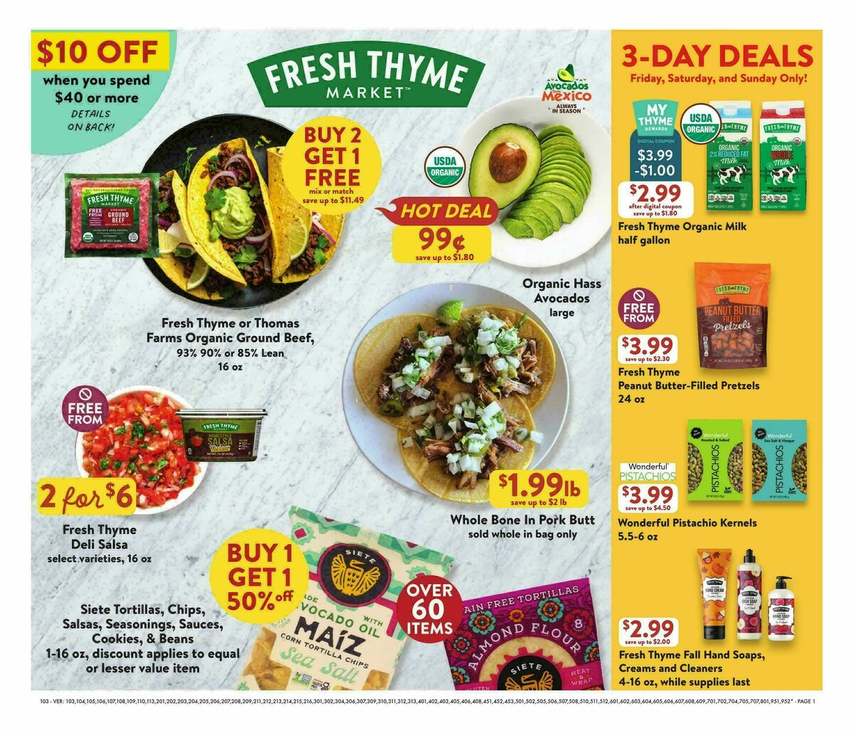 Fresh Thyme Farmers Market Weekly Ad from September 16