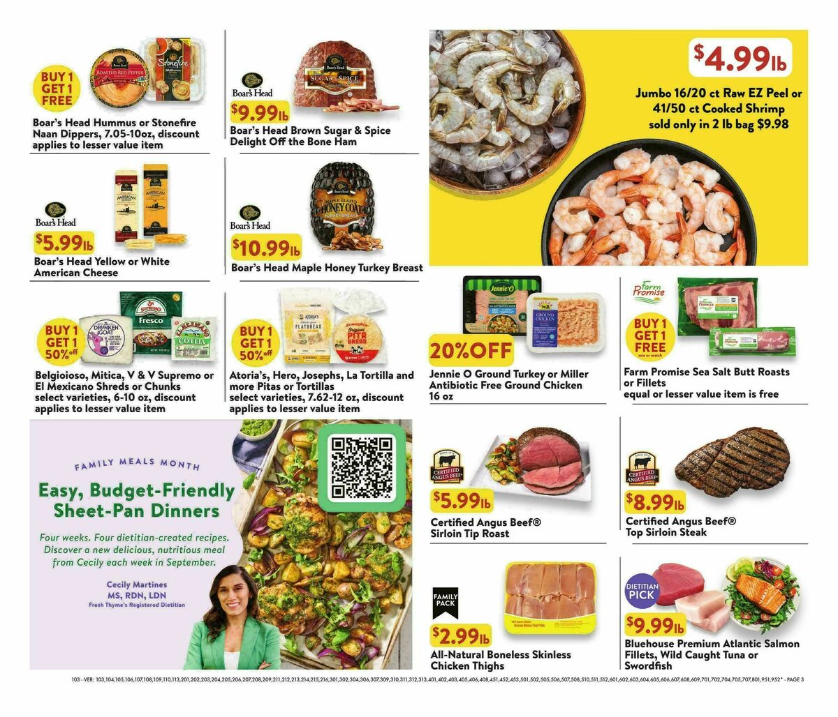 Fresh Thyme Farmers Market Weekly Ad from September 16