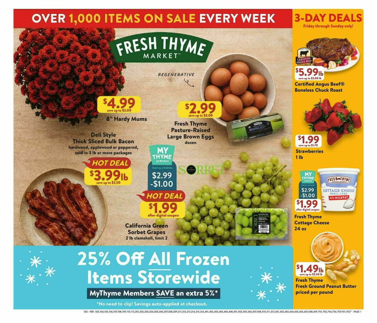 Fresh Thyme Farmers Market Weekly Ad from September 23
