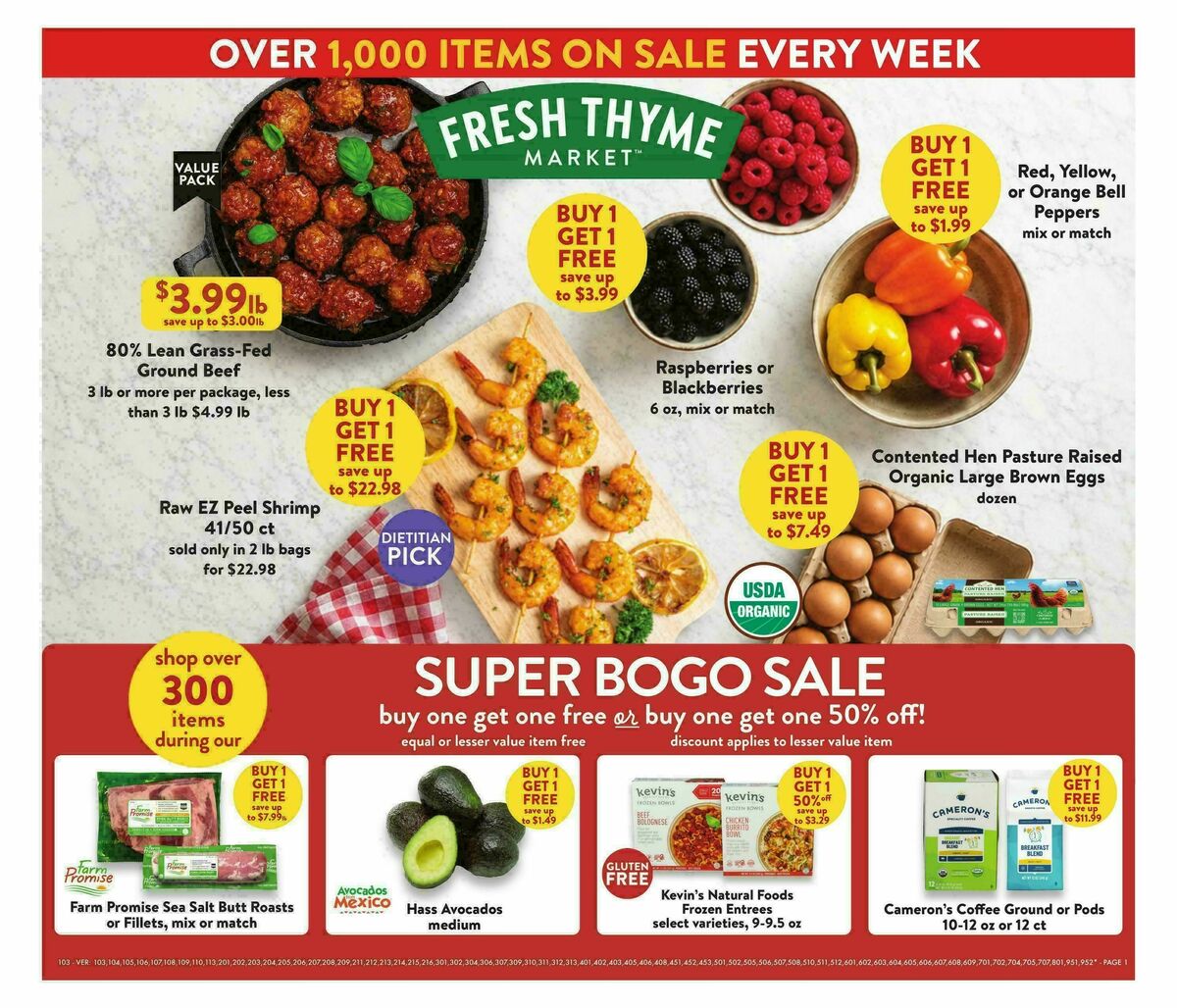 Fresh Thyme Farmers Market Weekly Ad from September 30