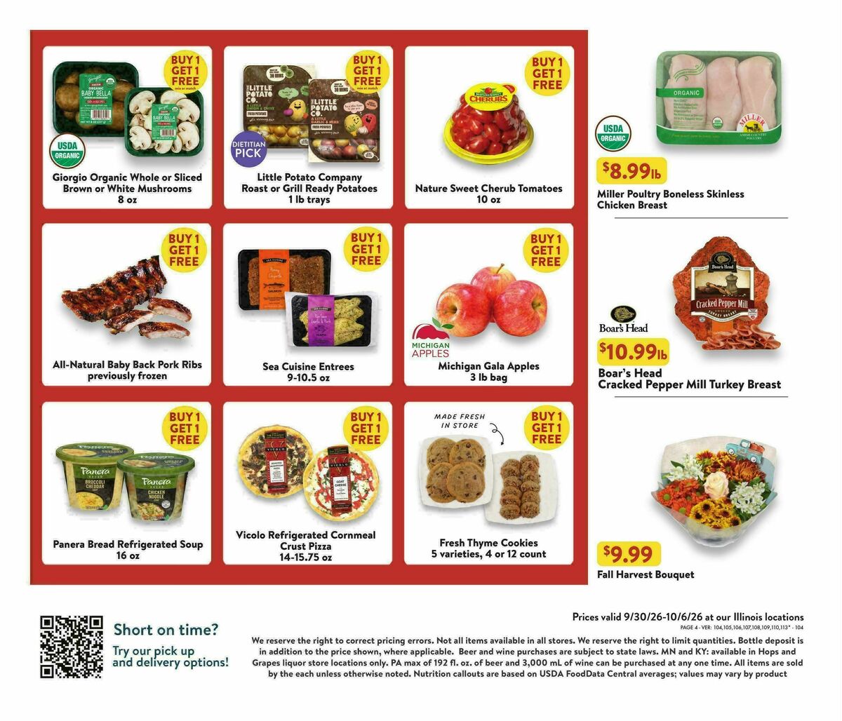 Fresh Thyme Farmers Market Weekly Ad from September 30