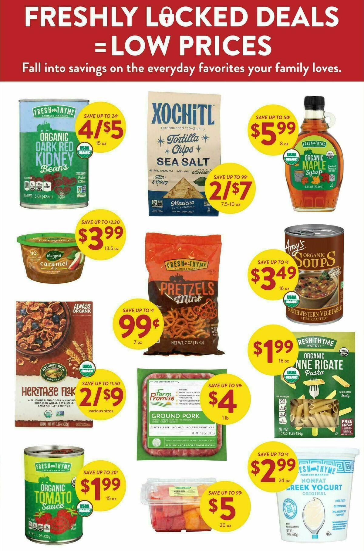 Fresh Thyme Farmers Market Weekly Ad from October 1