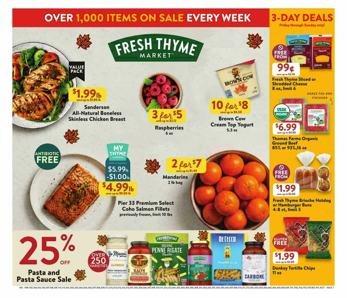 Fresh Thyme Farmers Market Weekly Ad from October 7