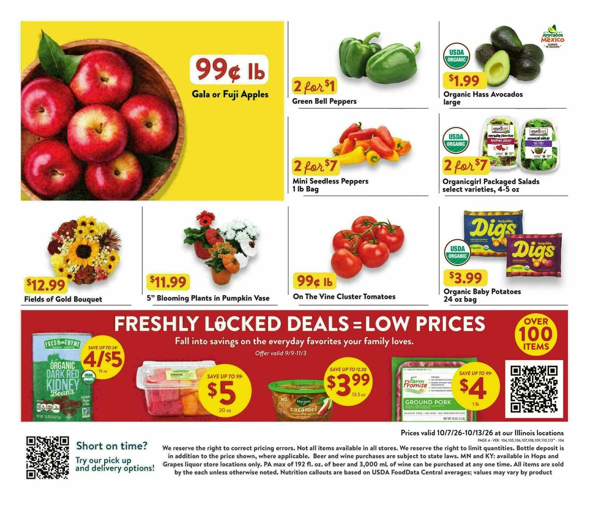 Fresh Thyme Farmers Market Weekly Ad from October 7