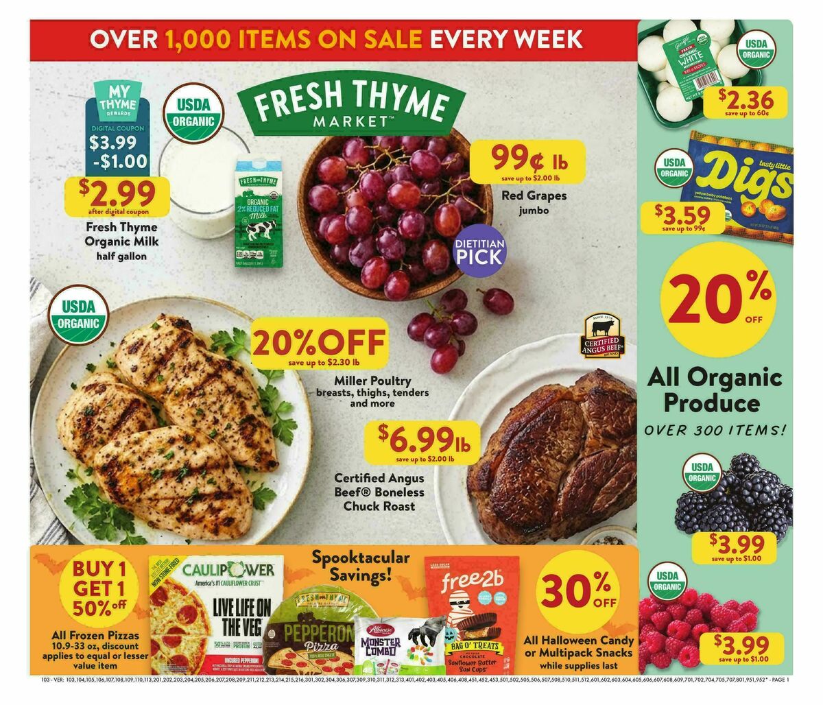 Fresh Thyme Farmers Market Weekly Ad from October 21