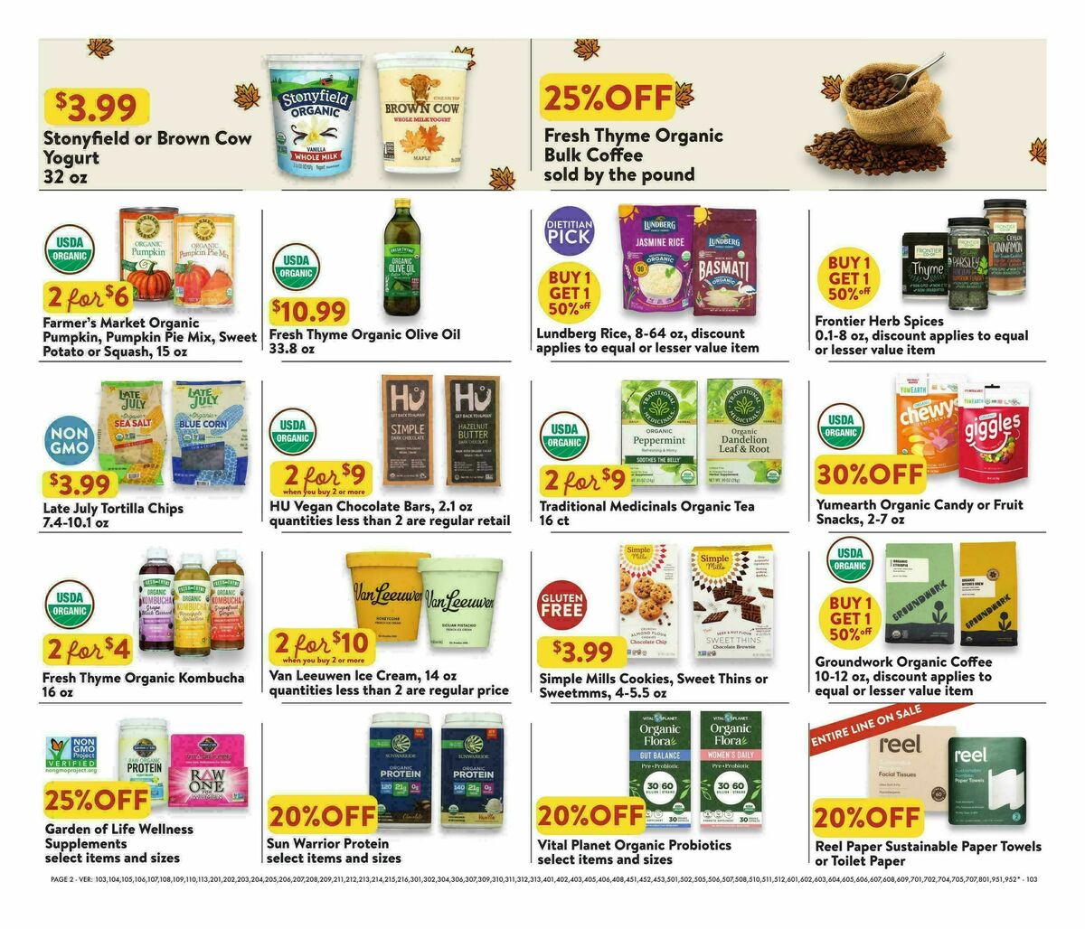 Fresh Thyme Farmers Market Weekly Ad from October 21