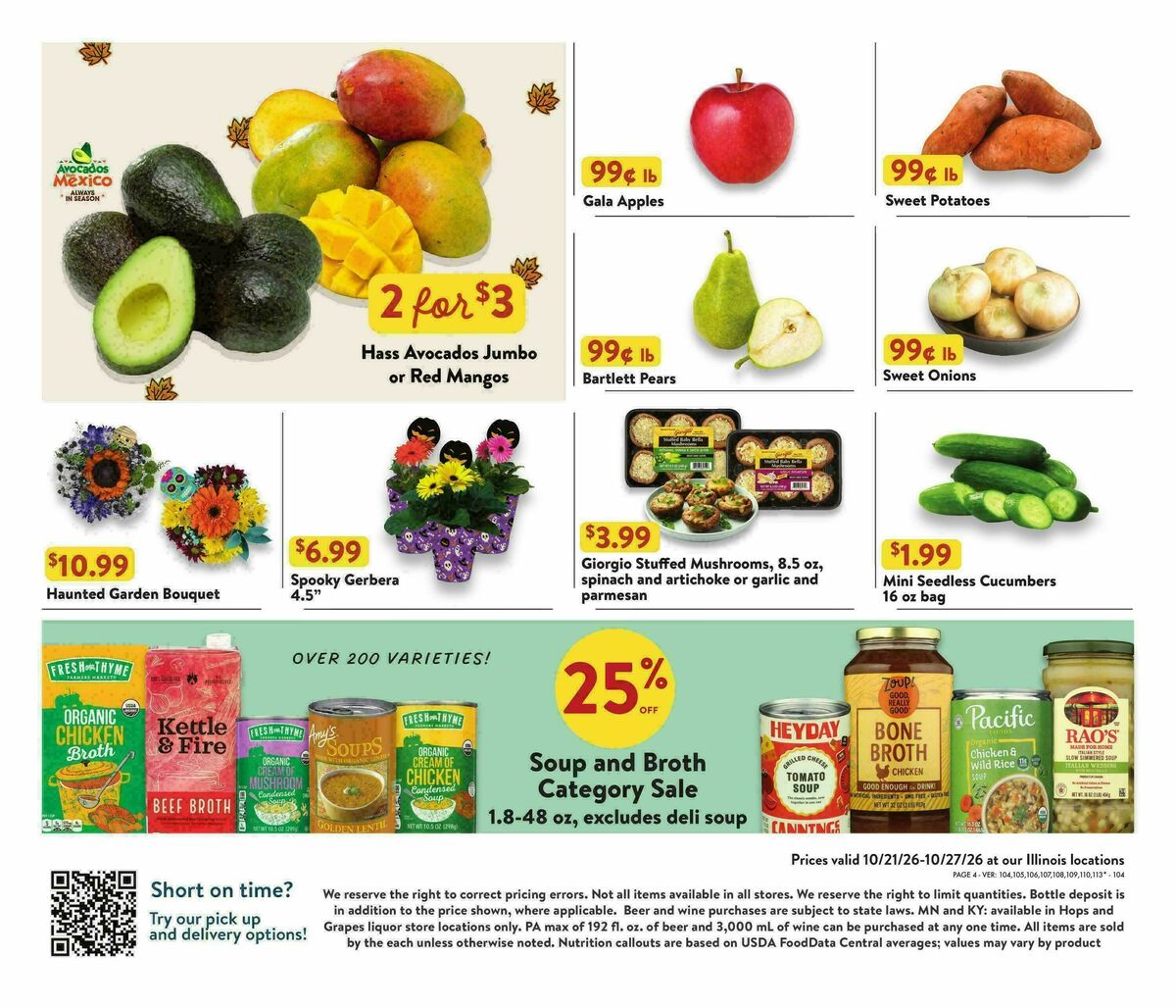 Fresh Thyme Farmers Market Weekly Ad from October 21