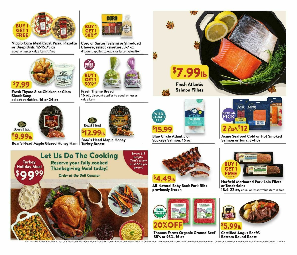 Fresh Thyme Farmers Market Weekly Ad from October 28