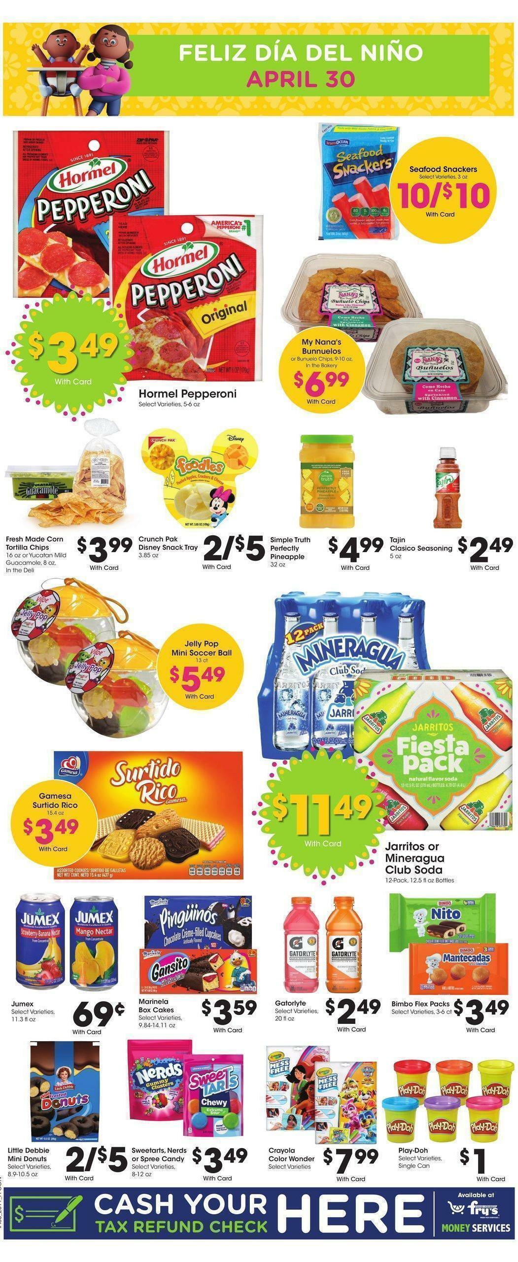 Fry's Food Weekly Ad from April 12