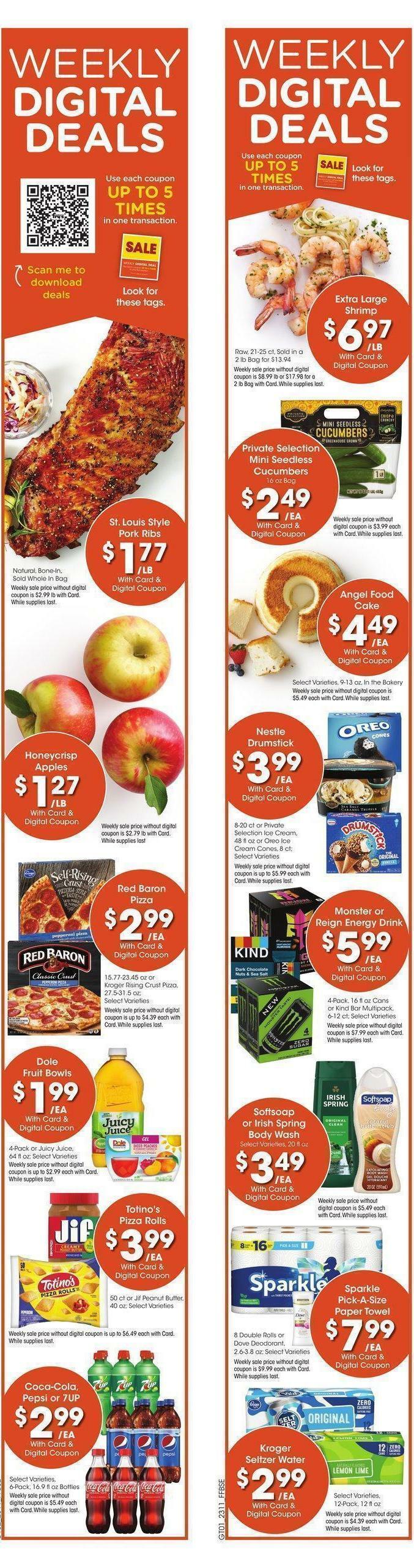 Fry's Food Weekly Ad from April 12