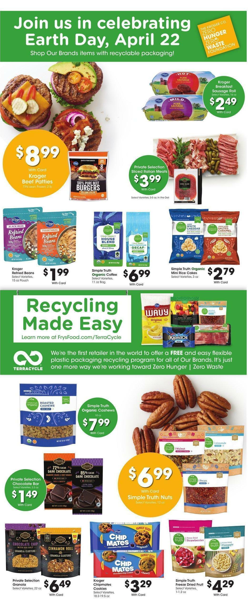 Fry's Food Weekly Ad from April 19