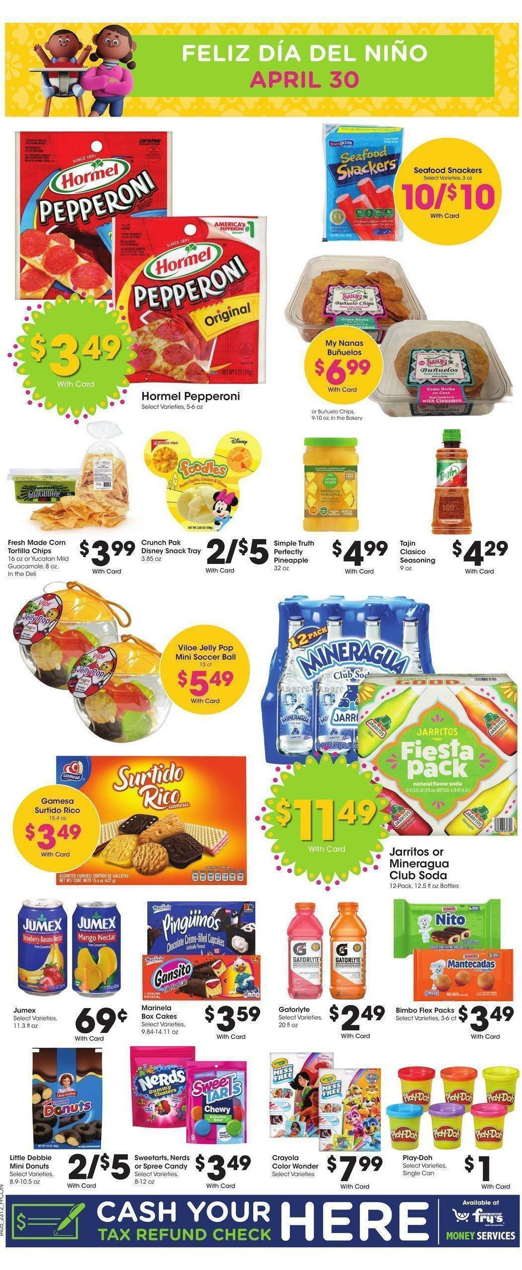 Fry's Food Weekly Ad from April 19