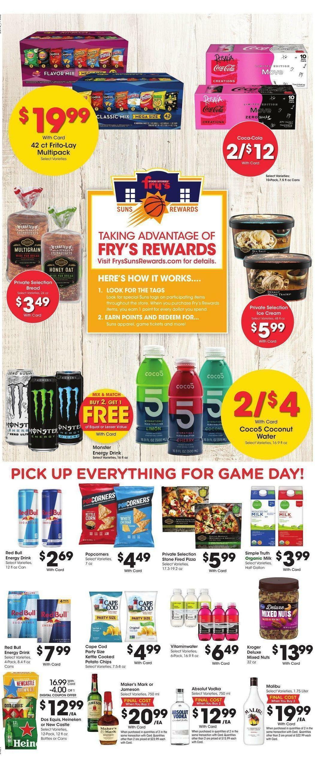 Fry's Food Weekly Ad from April 19