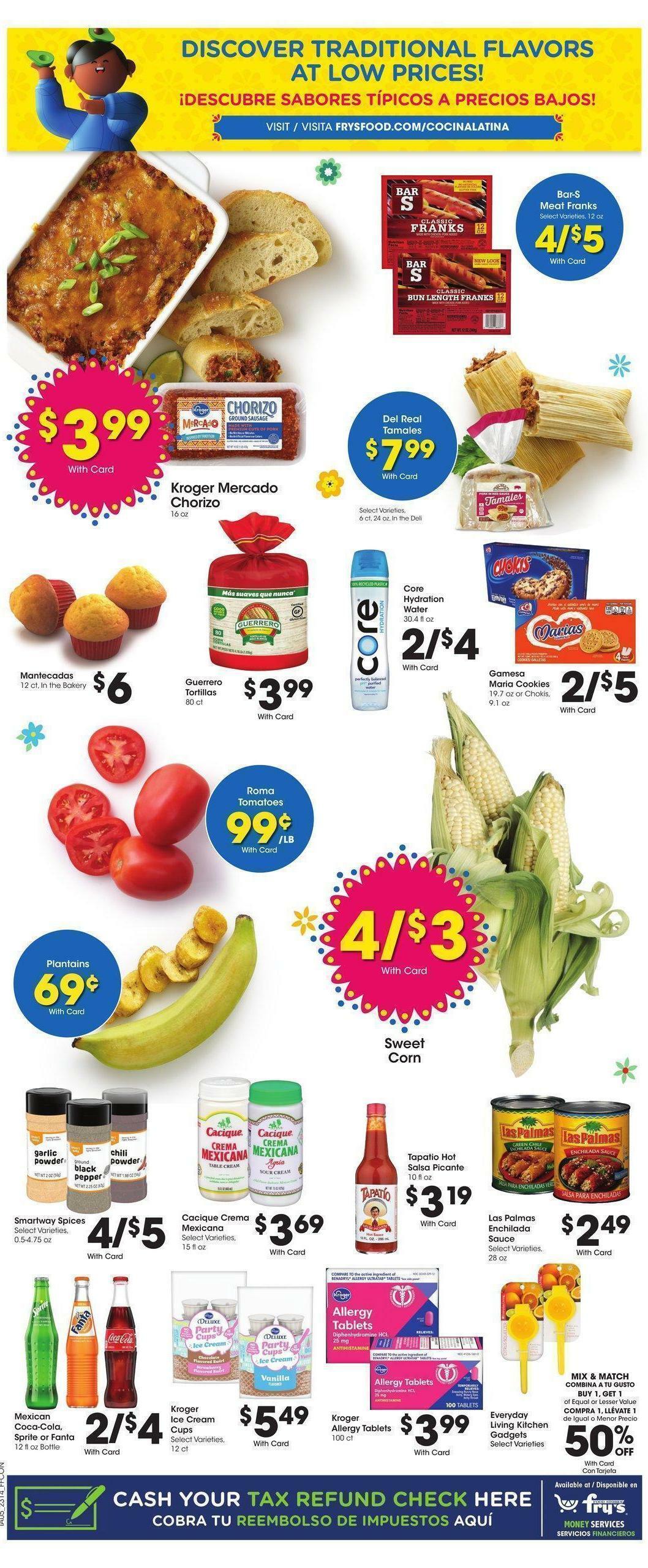 Fry's Food Weekly Ad from May 3