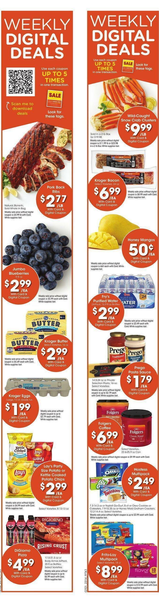 Fry's Food Weekly Ad from May 3