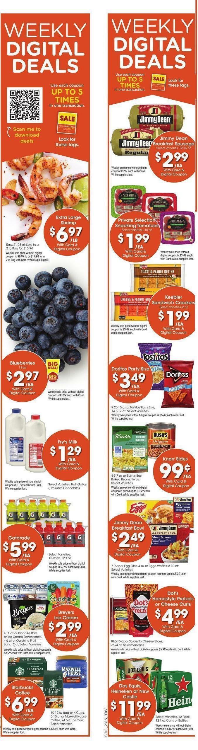 Fry's Food Weekly Ad from May 10