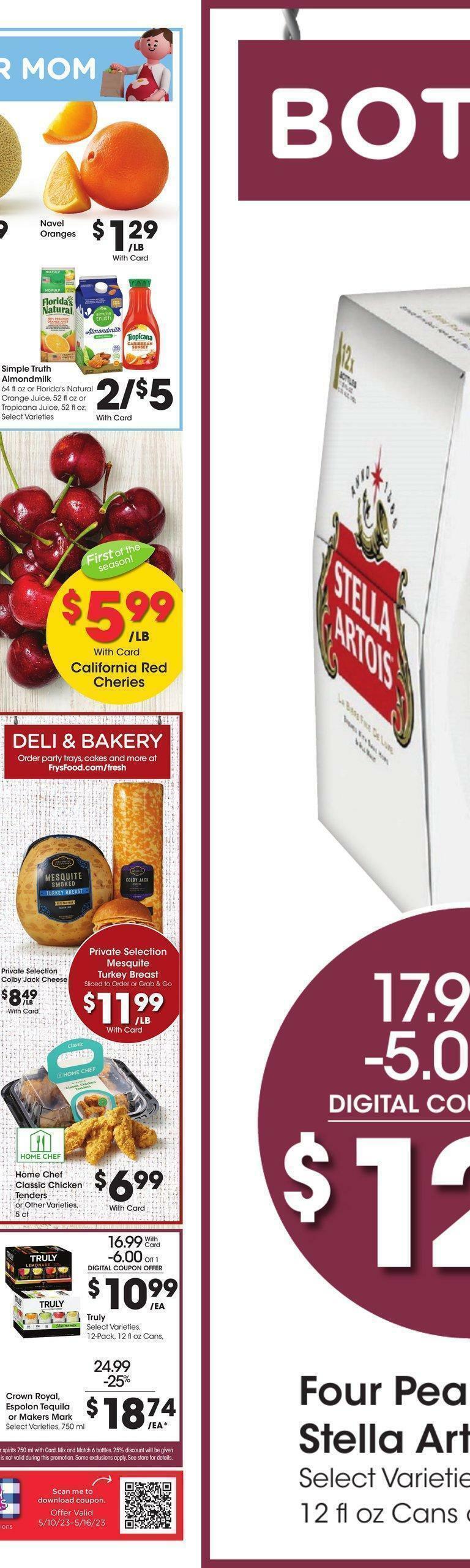 Fry's Food Weekly Ad from May 10