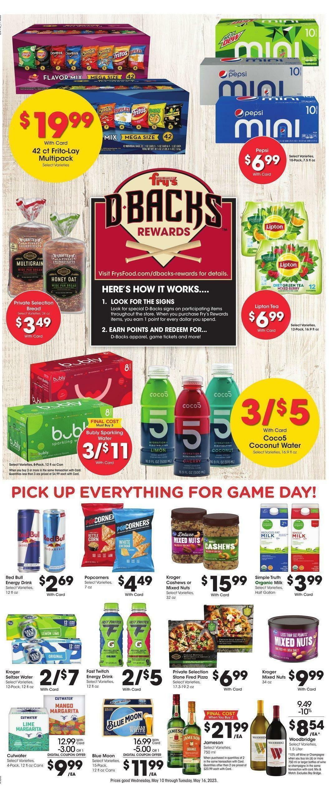 Fry's Food Weekly Ad from May 17