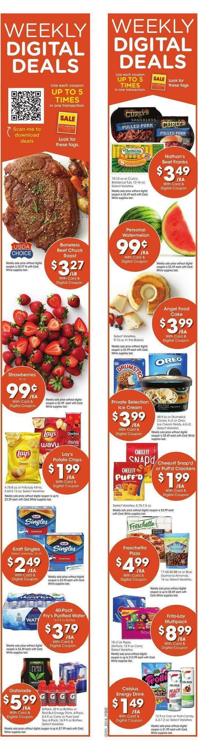 Fry's Food Weekly Ad from May 17