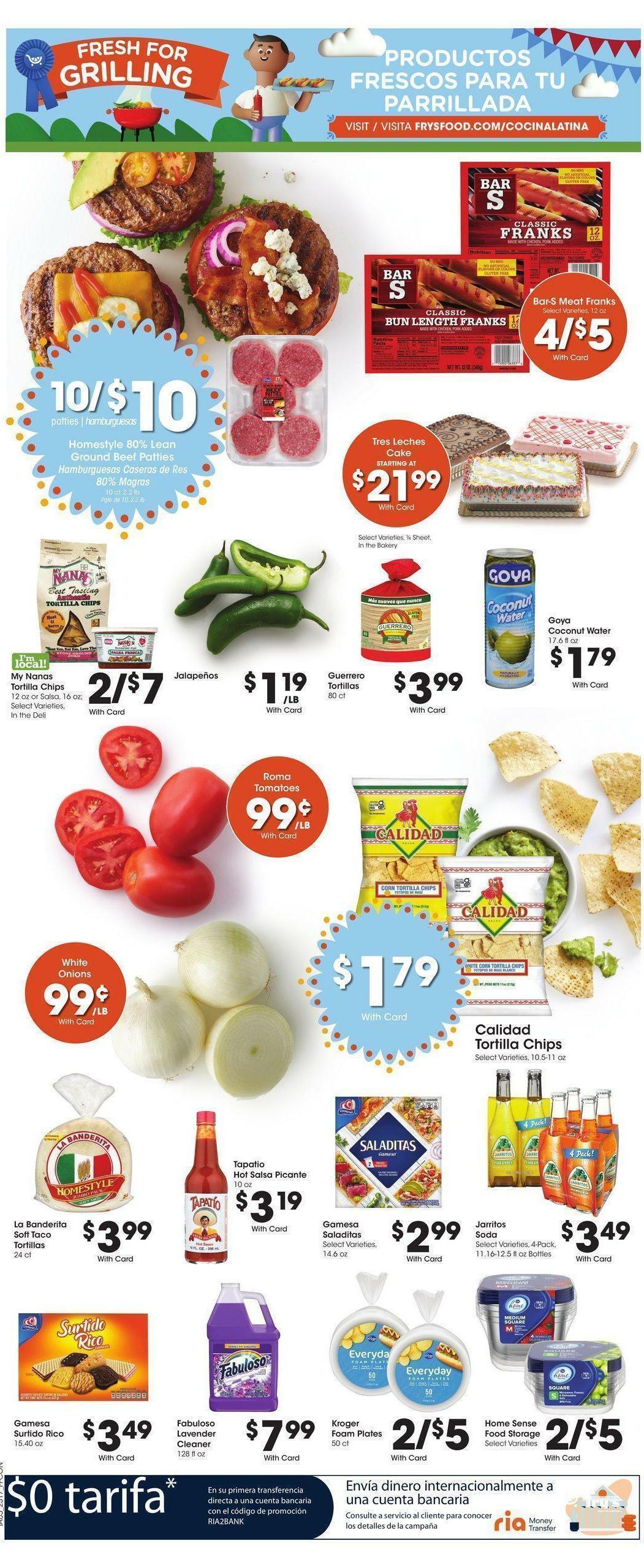 Fry's Food Weekly Ad from May 24