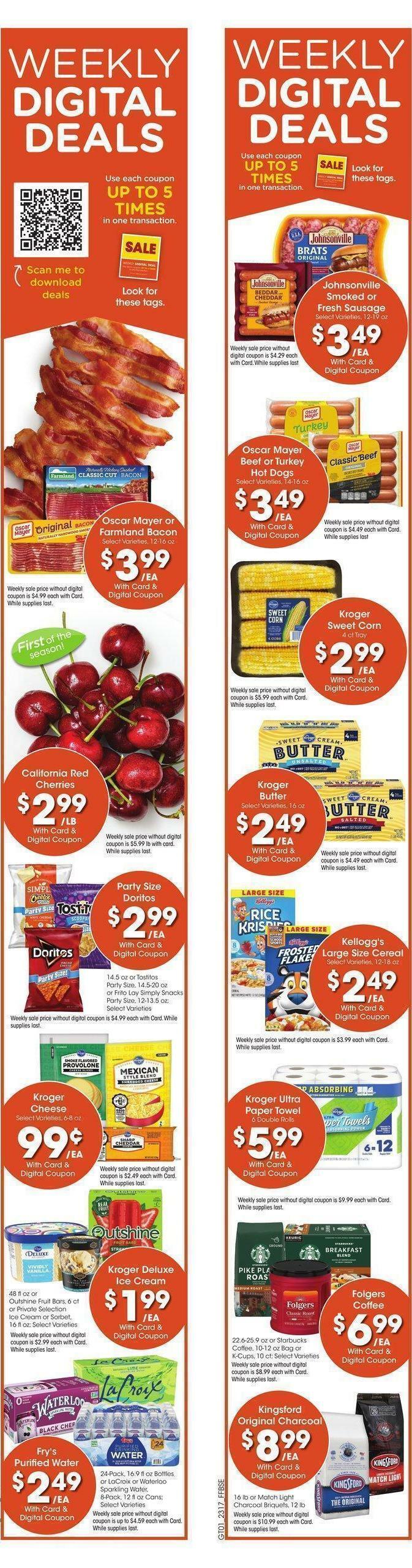 Fry's Food Weekly Ad from May 24