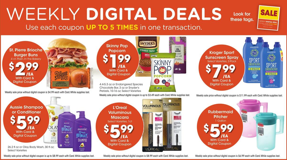 Fry's Food Weekly Ad from May 24