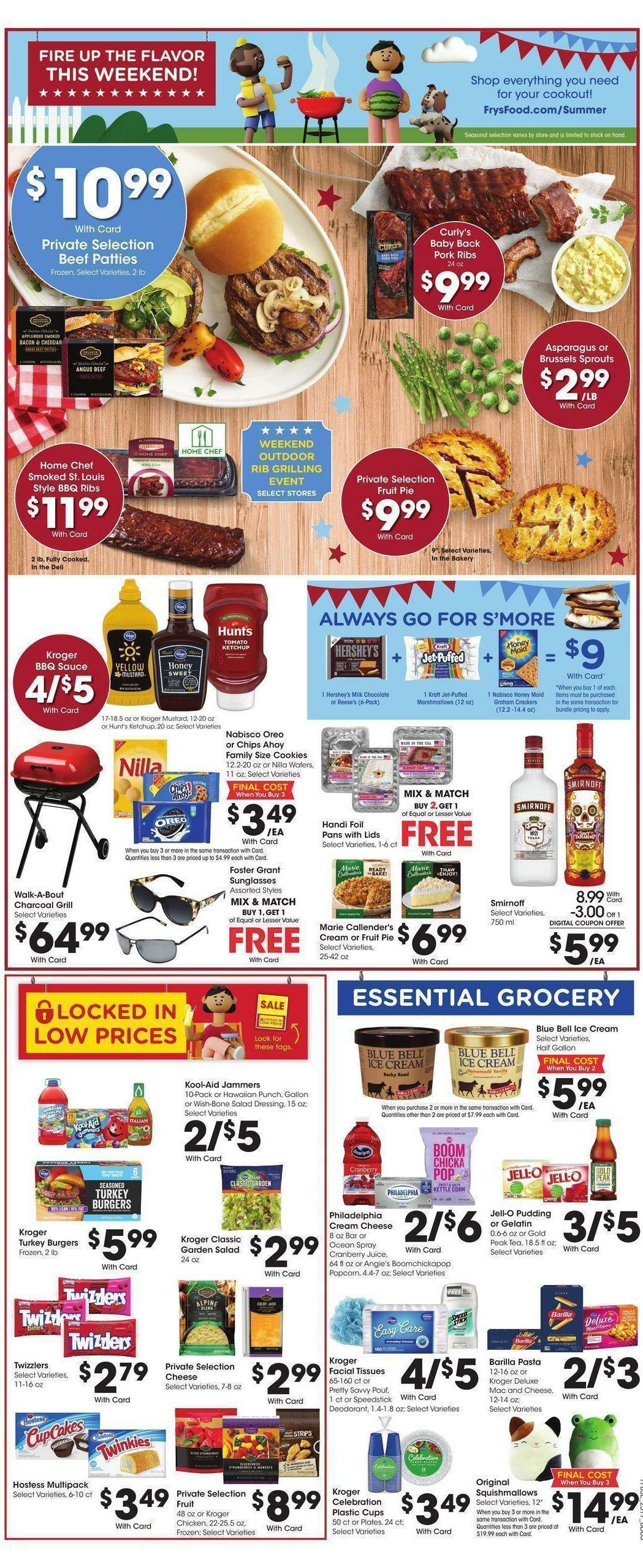Fry's Food Weekly Ad from May 24